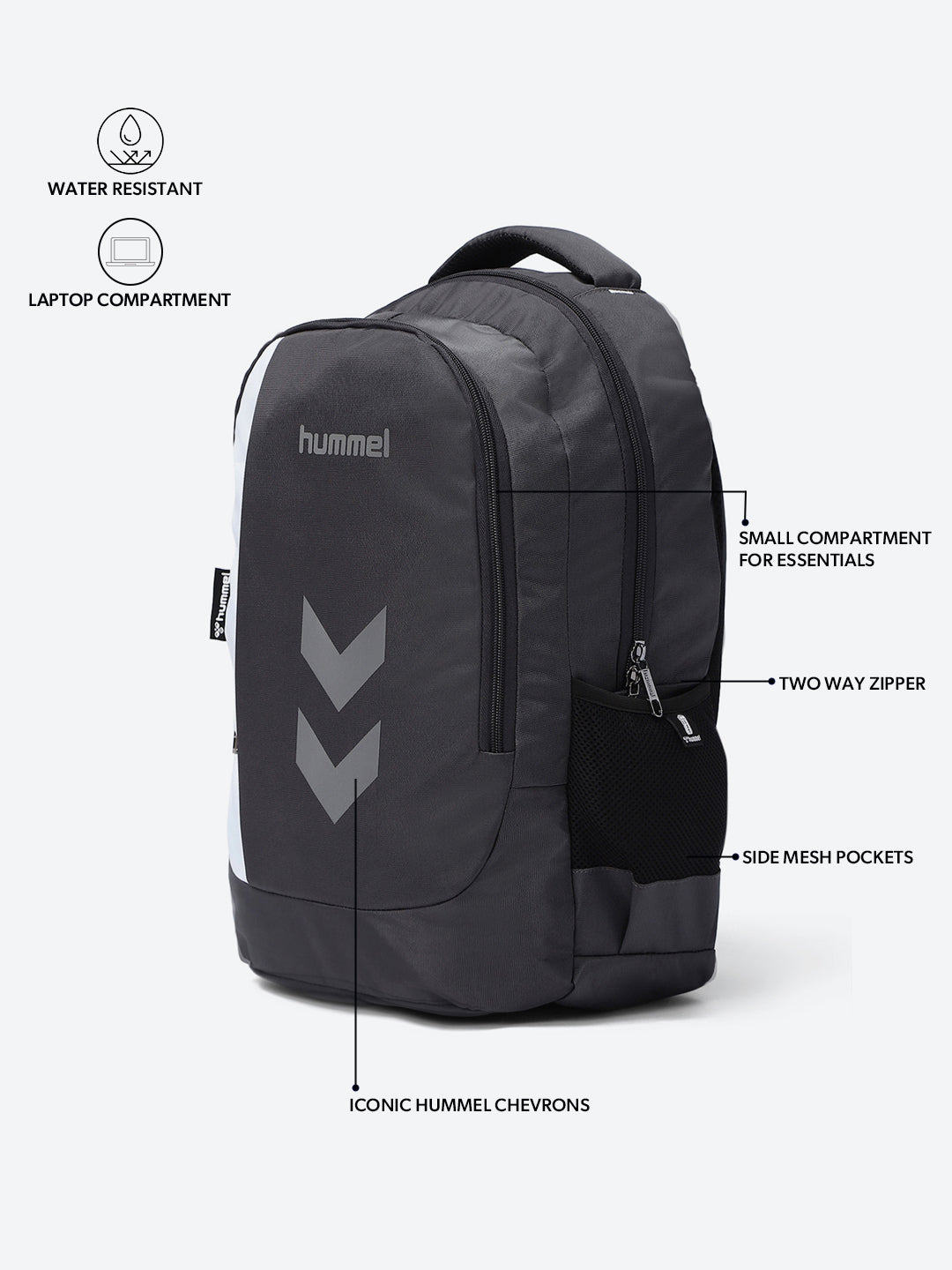hummel Jet Laptop Backpack Grey