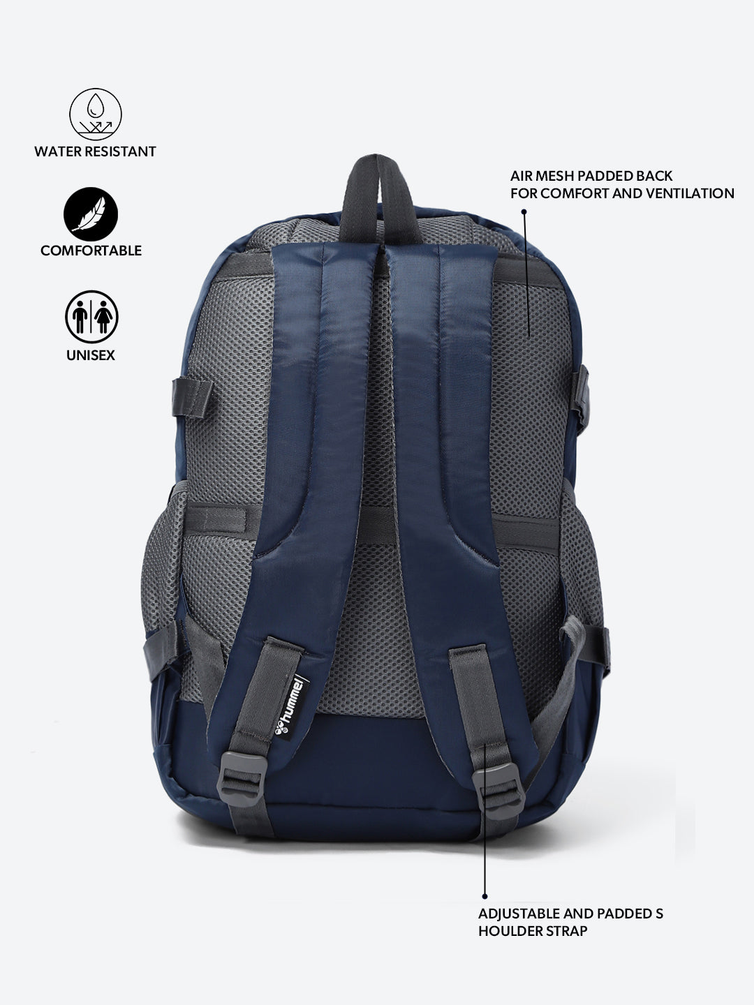 hummel Urban Explorer Laptop Backpack Navy Blue