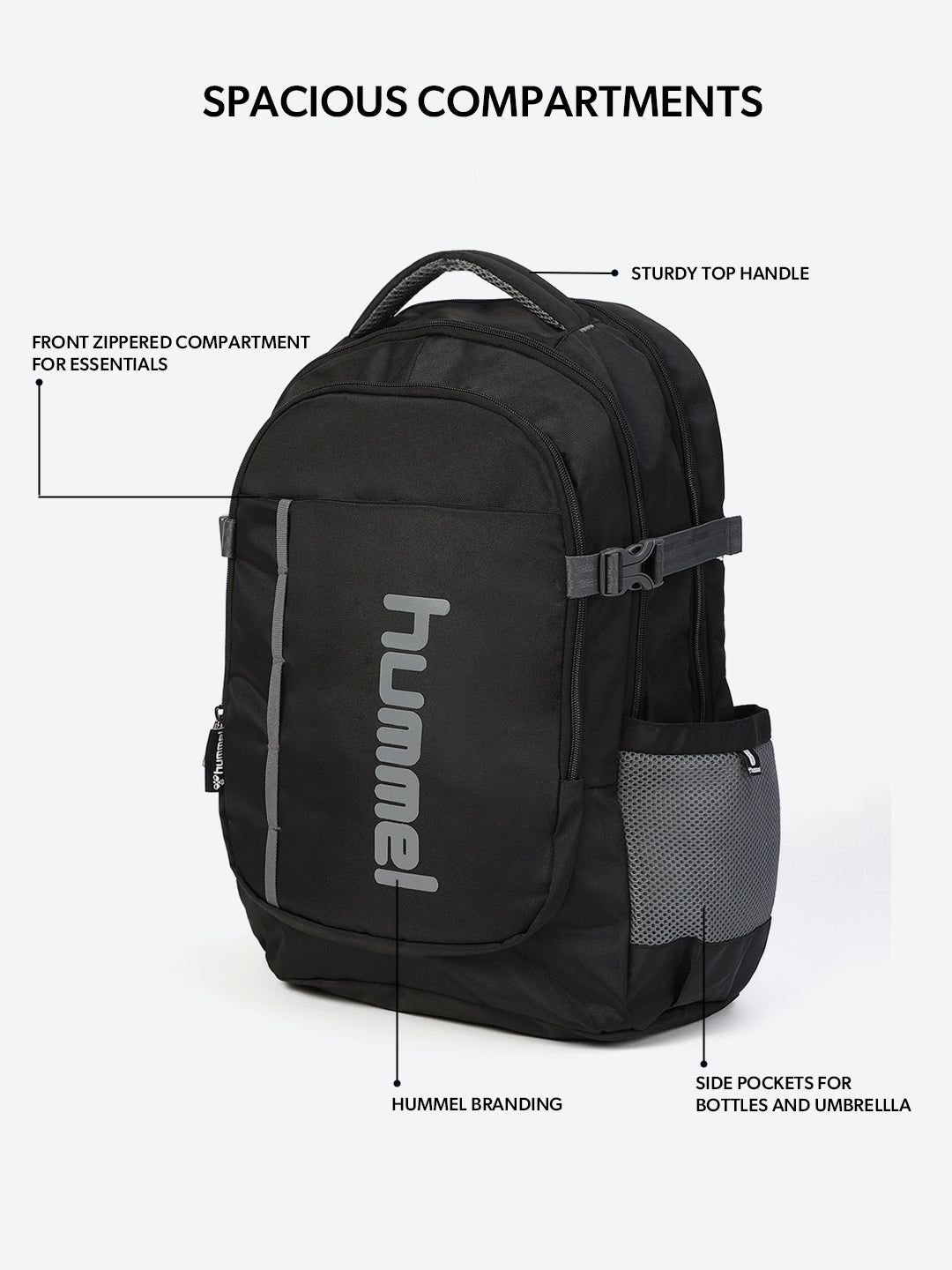 hummel Urban Haul Laptop Backpack Black