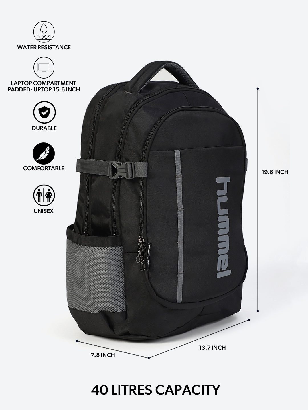 hummel Urban Haul Laptop Backpack Black