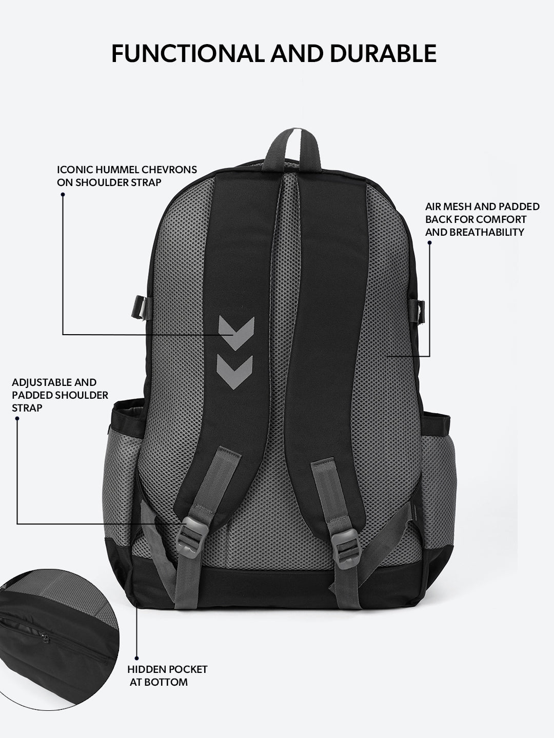 hummel Urban Haul Laptop Backpack Black