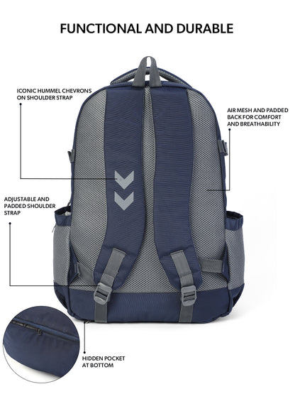 hummel Urban Haul Laptop Backpack Navy Blue