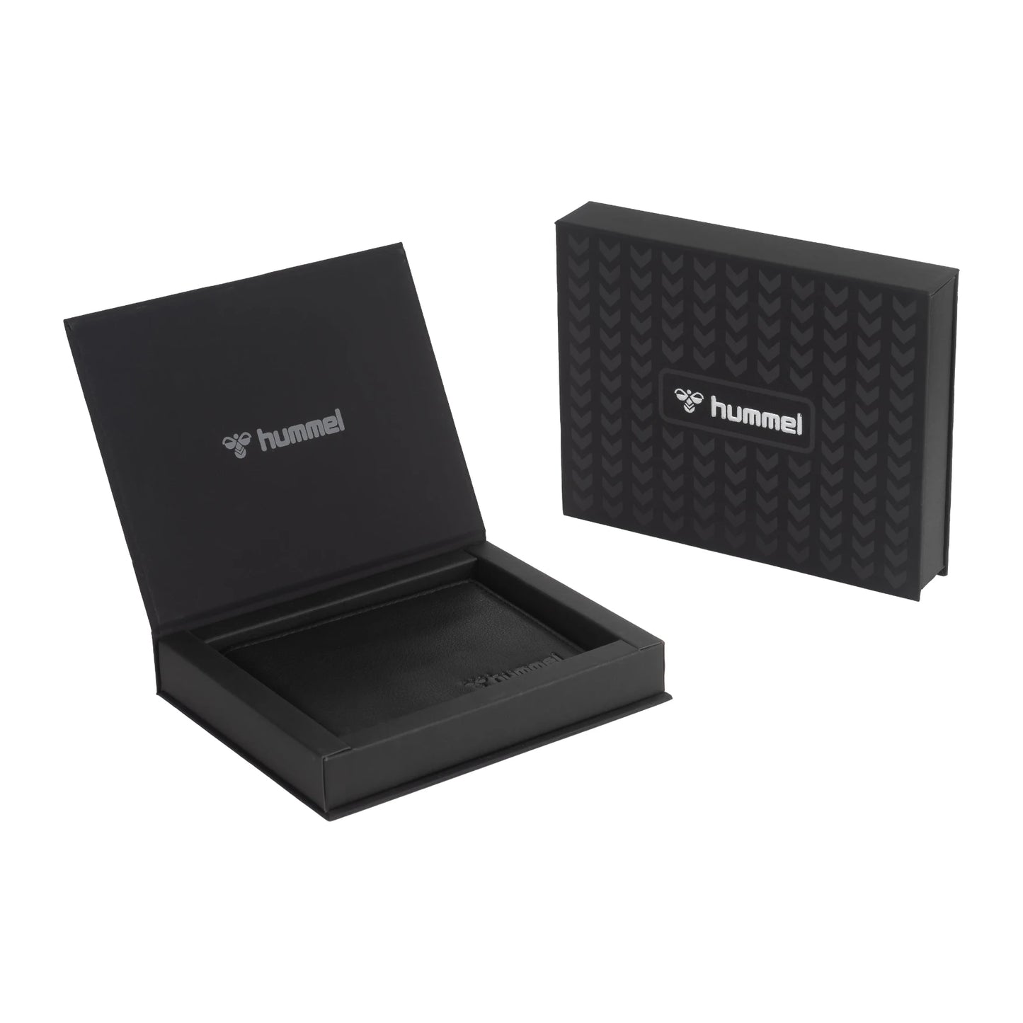 hummel Bi-Fold Leather Wallet (Black)
