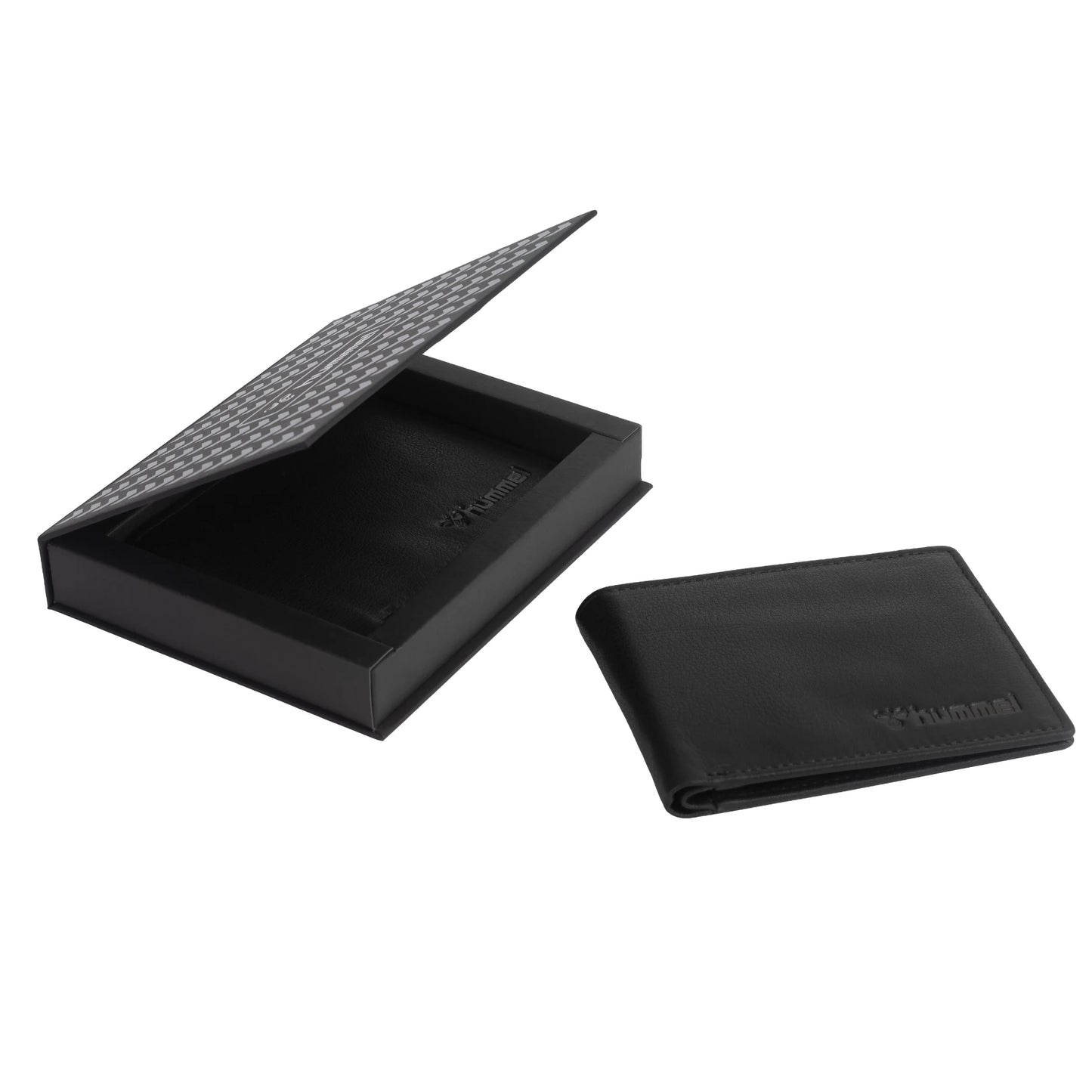 hummel Bi-Fold Leather Wallet (Black)