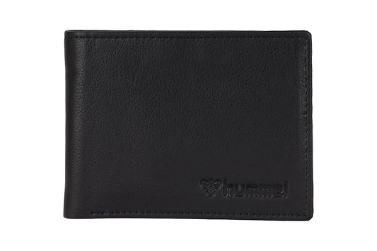 hummel Bi-Fold Leather Wallet (Black)