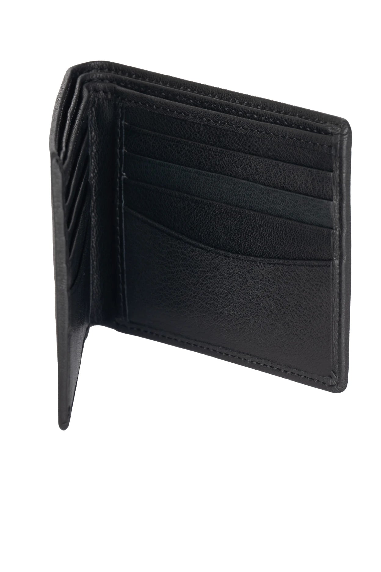 hummel Bi-Fold Leather Wallet (Black)