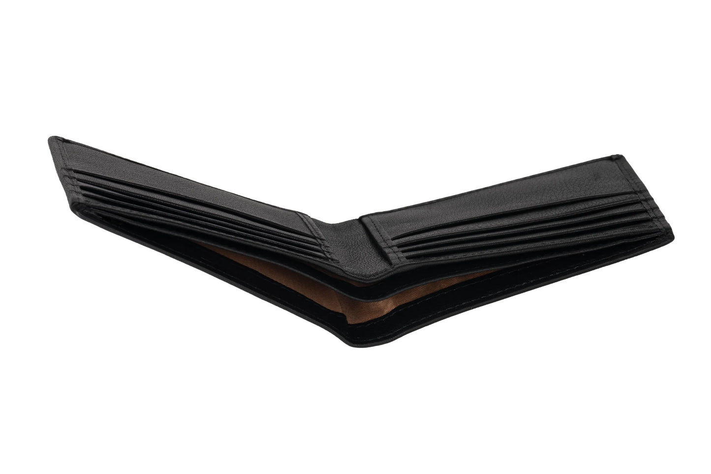 hummel Bi-Fold Leather Wallet (Black)