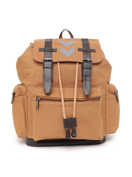 hummel Canvas Backpack (Tan / Khakhi)
