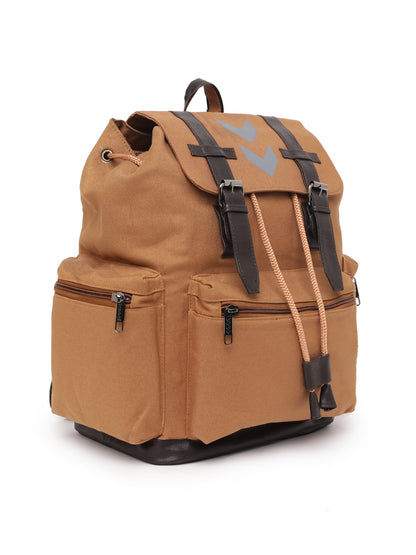 hummel Canvas Backpack (Tan / Khakhi)