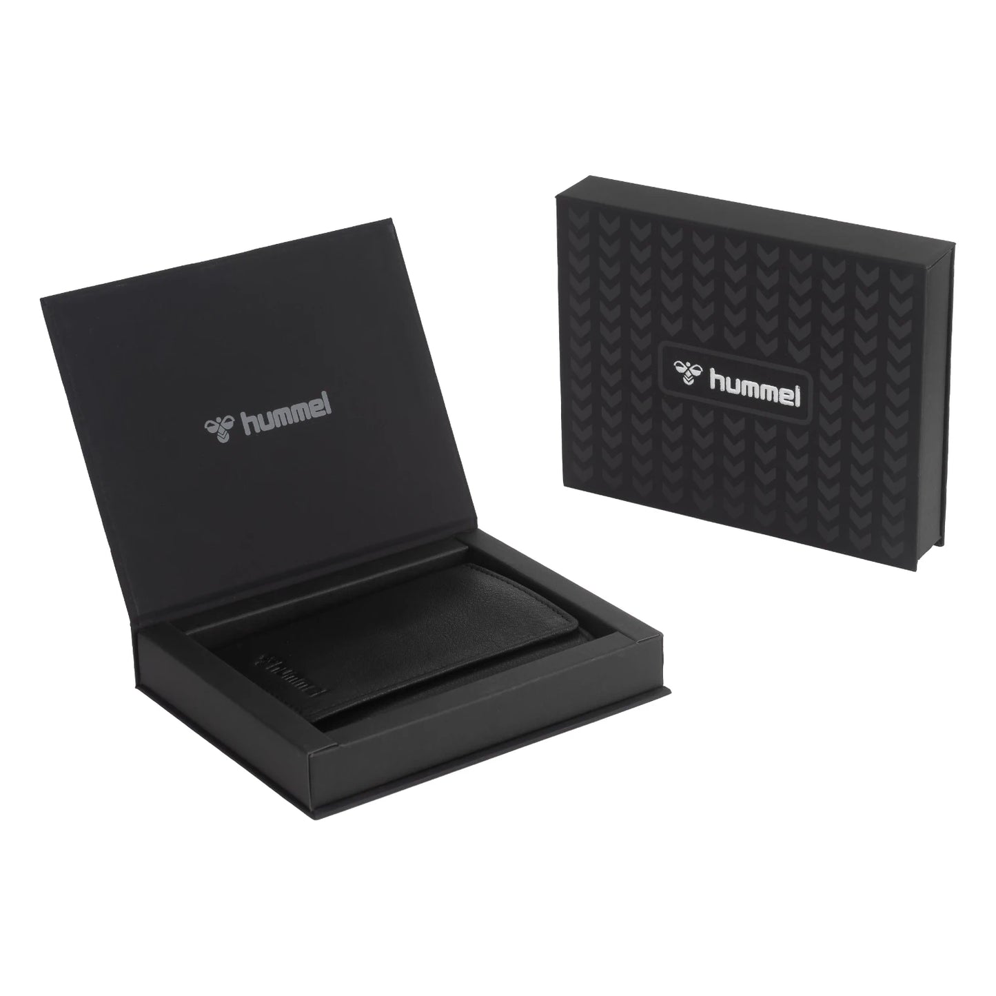hummel Tri-Fold Leather Wallet (Black)