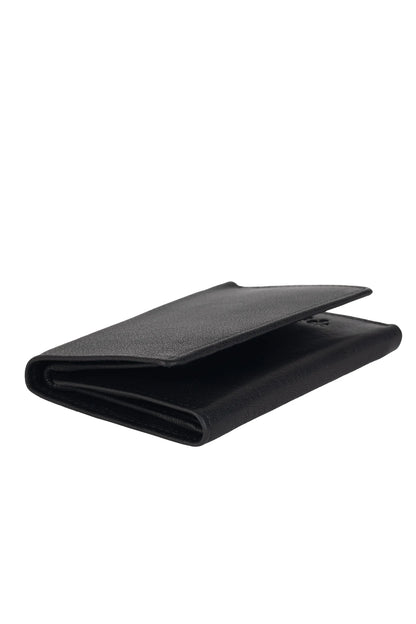 hummel Tri-Fold Leather Wallet (Black)