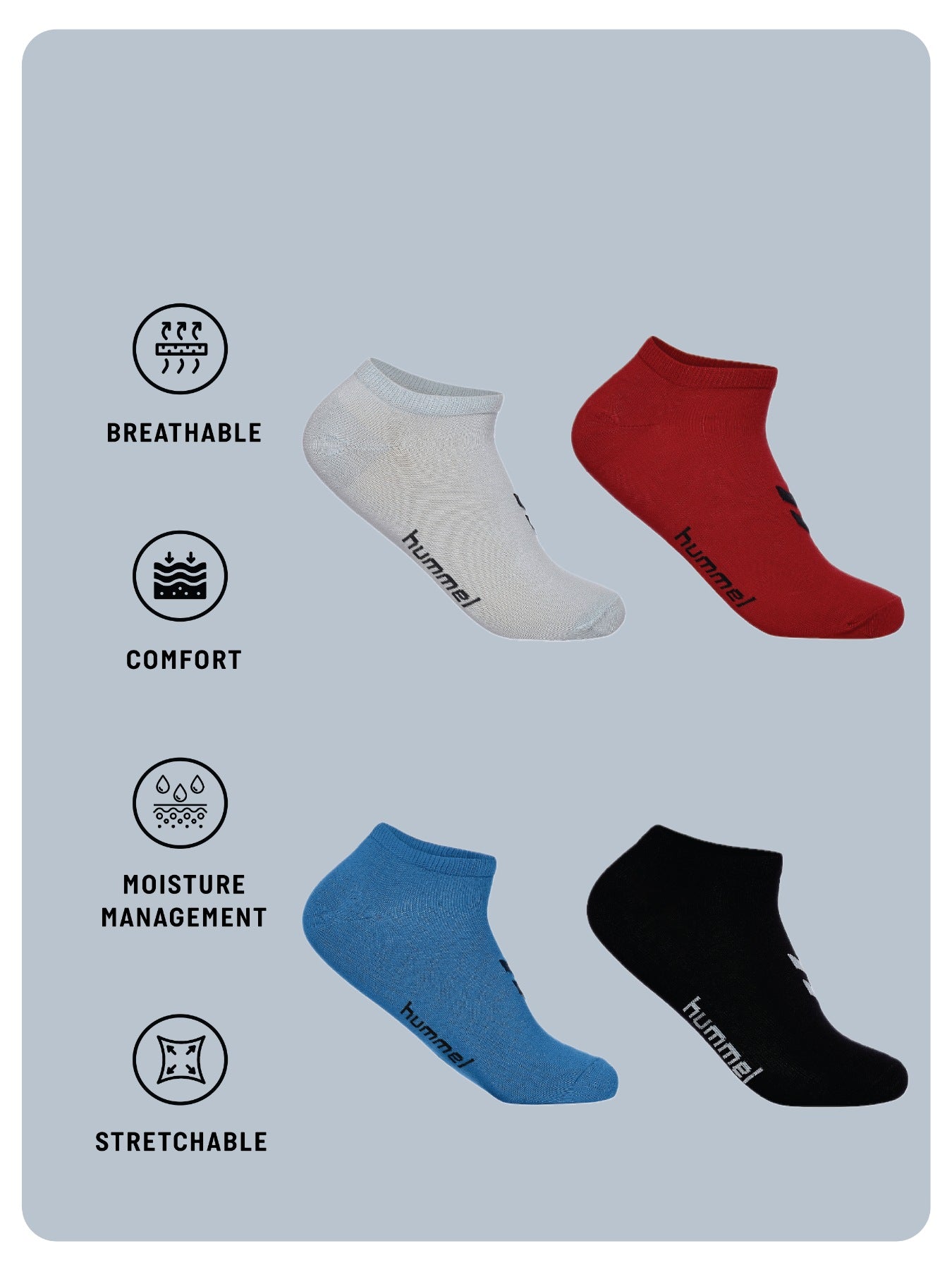 hummel Jade Men Pack of 4 Socks