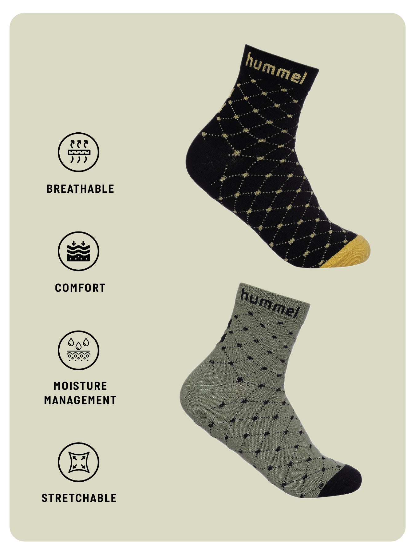hummel Vault Men Pack of 2 Socks